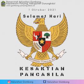 Selamat hari Kesaktian Pancasila 